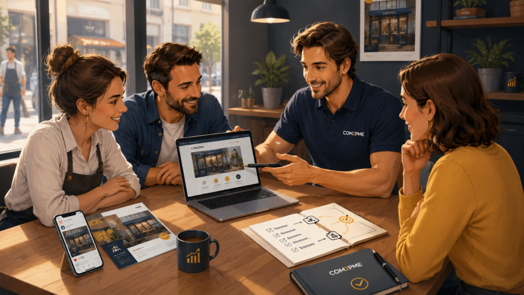 COM2PME garde son essence : être là pour le service des PME et TPE. Il sait s'adapter pour cet objectif