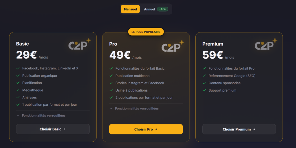 Votre contenu réseaux sociaux, partout, en un clic